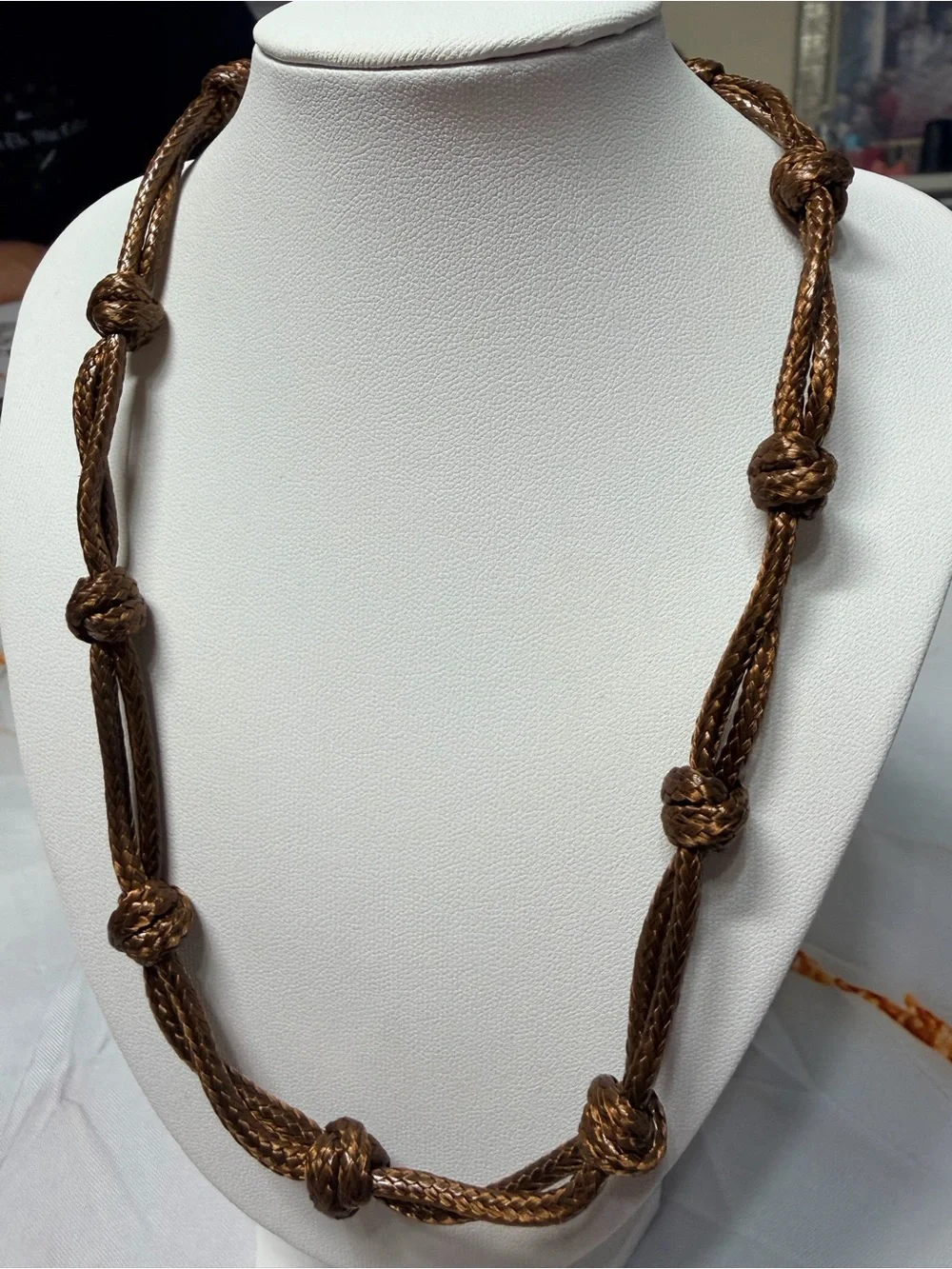 Men’s rope necklace NWT